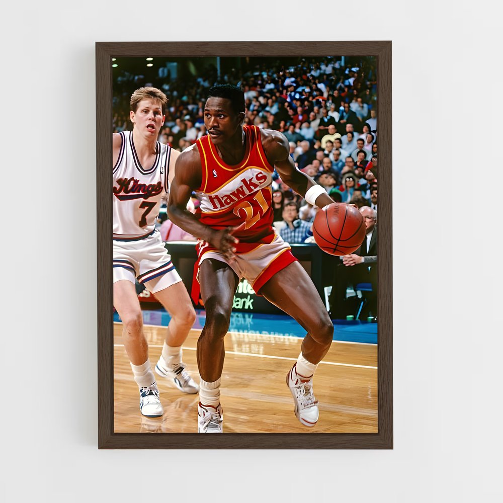 Poster Dominique de wilkins – affiche Basketball (vue 5)